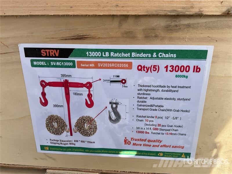 Quantity of (5) Starvox SV-RC13000 Lote de Matrac Otros componentes