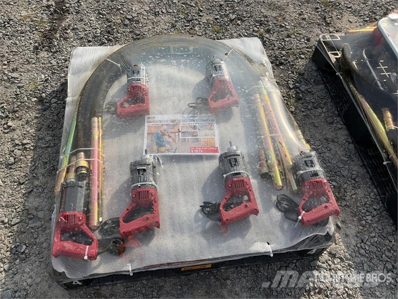  Quantity of (6)  CV-H Electric Lote de Vibradores  دكاكات أفقية