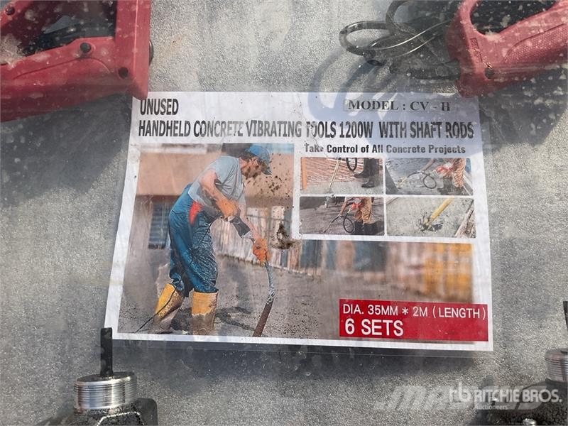  Quantity of (6)  CV-H Electric Lote de Vibradores  دكاكات أفقية