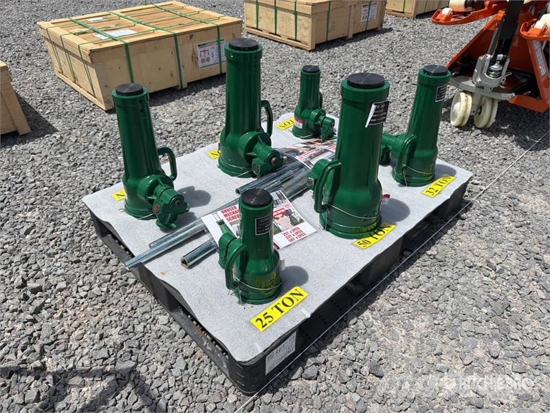 Quantity of (6) SJSET Qty of Screw Jack set Jack Építőipar - Egyebek