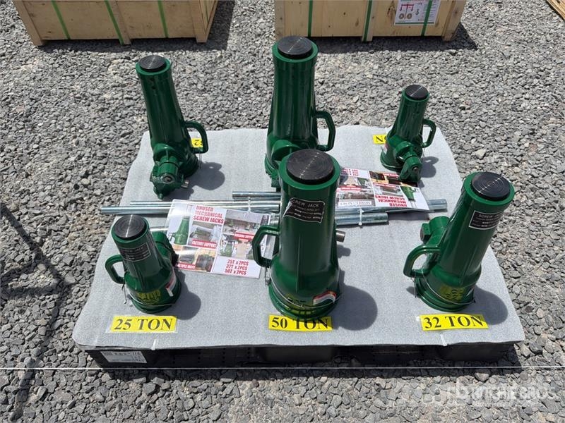 Quantity of (6) SJSET Qty of Screw Jack set Jack Építőipar - Egyebek
