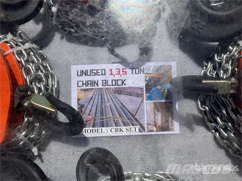  Quantity of (8)  CBKSET Lote de Polipastos (Sin Us Piezas y equipos para grúas