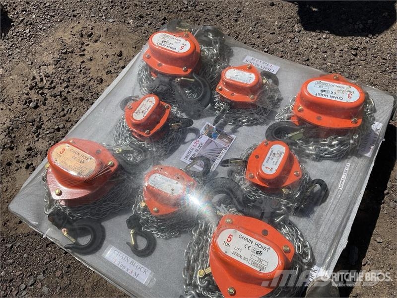  Quantity of (8)  CBKSET Qty of Chain Block Hook Bl Kran-Teile und Zubehör