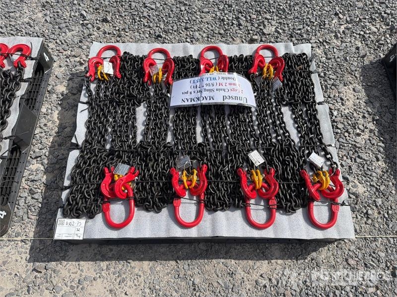 Quantity of (8) Mackman DW3.15T Qty of 2 legs G80 Oprema i dijelovi za kranove