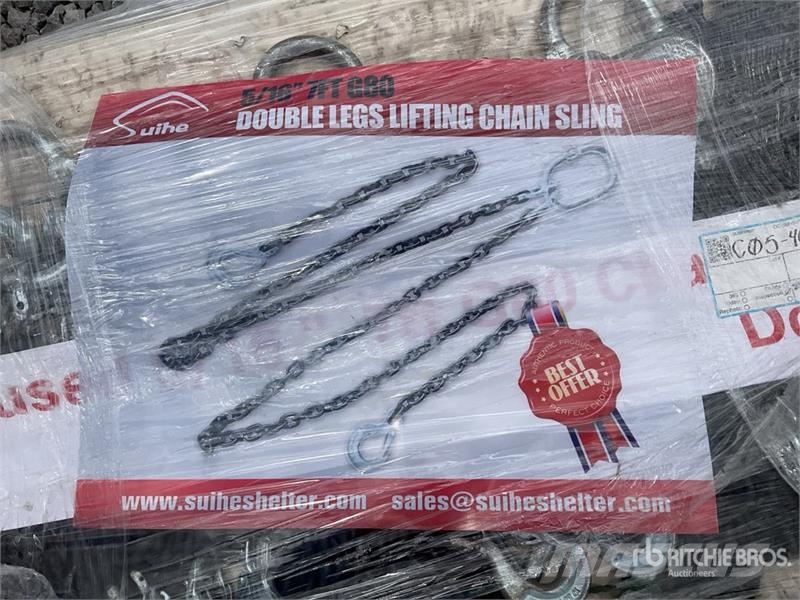 Quantity of (8) Suihe DLS Lote de Eslingas de Cad Crane parts and equipment