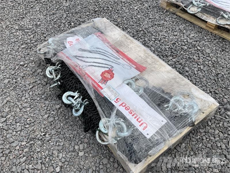 Quantity of (8) Suihe DLS Lote de Eslingas de Cad Crane parts and equipment