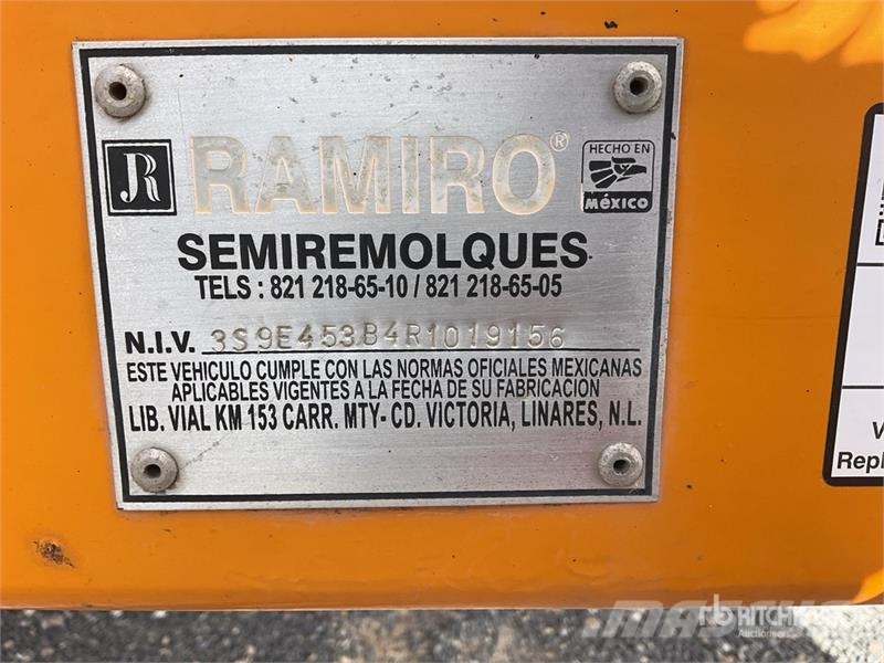  Ramiro 54 ft T/A Plataforma / Flatbed Trailer Platformas/izkraušana no sāniem