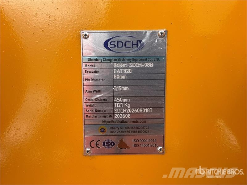 SDCH -08B 42 in Digging Cucharon (Sin Usar) / Exca Cucharones
