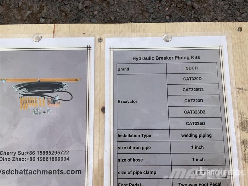 SDCH -08P Conexiones Auxiliares Hidraulicas para E Kiti naudoti statybos komponentai