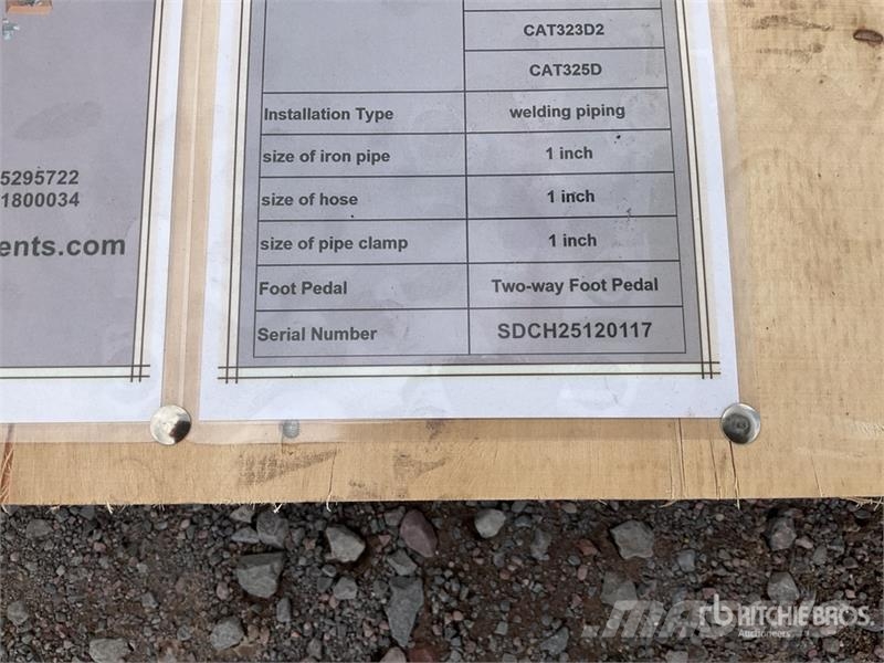 SDCH -08P Conexiones Auxiliares Hidraulicas para E Kiti naudoti statybos komponentai