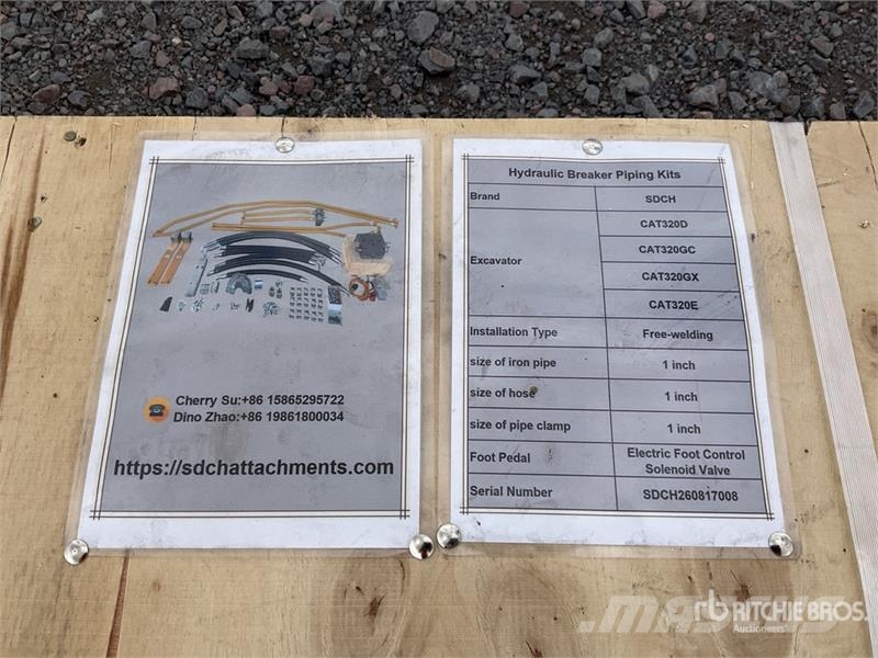 SDCH -08P Conexiones Auxiliares Hidraulicas para E Kiti naudoti statybos komponentai
