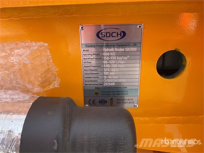  SDCH 1000 Hydraulic Breaker Hydraulic Breaker (Unu Martillos hidráulicos