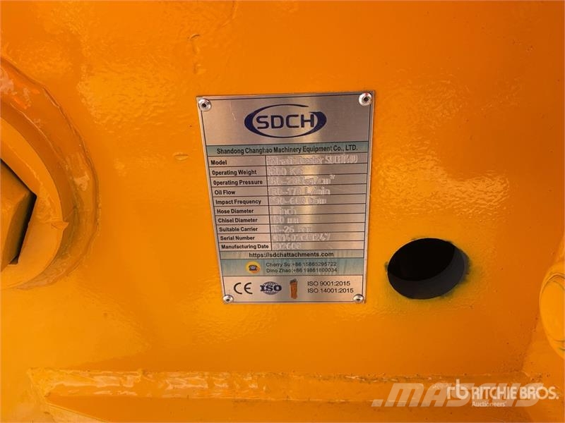 SDCH 1400 Martillo Hidraulico (Sin Usar) / Hydraul Hammers / Breakers