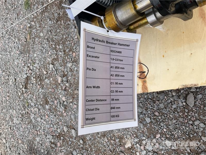 SDCH 400 Martillo Hidraulico (Sin Usar) / Hydrauli Hammers / Breakers
