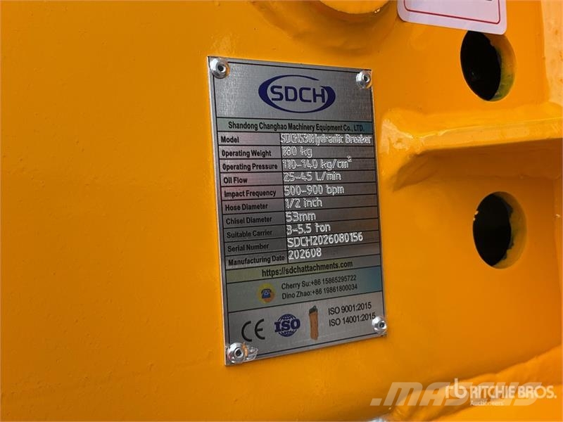 SDCH 530 Martillo Hidraulico para Minicargador (Si Hammers / Breakers