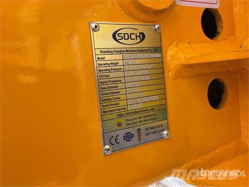 SDCH 530 Martillo Hidraulico para Minicargador (Si Hammers / Breakers