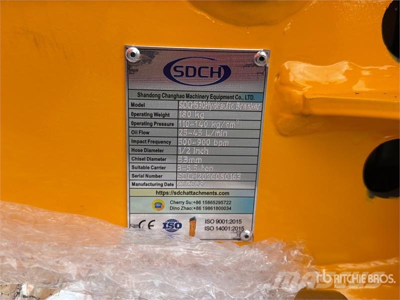 SDCH 530 Martillo Hidraulico (Sin Usar) / Hydrauli Hidrauliniai kūjai / Trupintuvai