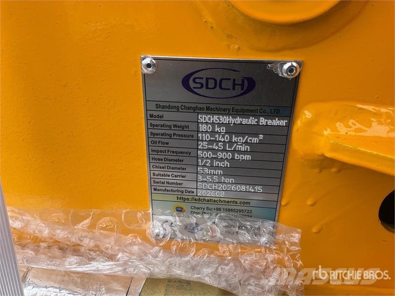  SDCH 530 Martillo Hidraulico (Sin Usar) / Hydrauli مطارق / كسارات