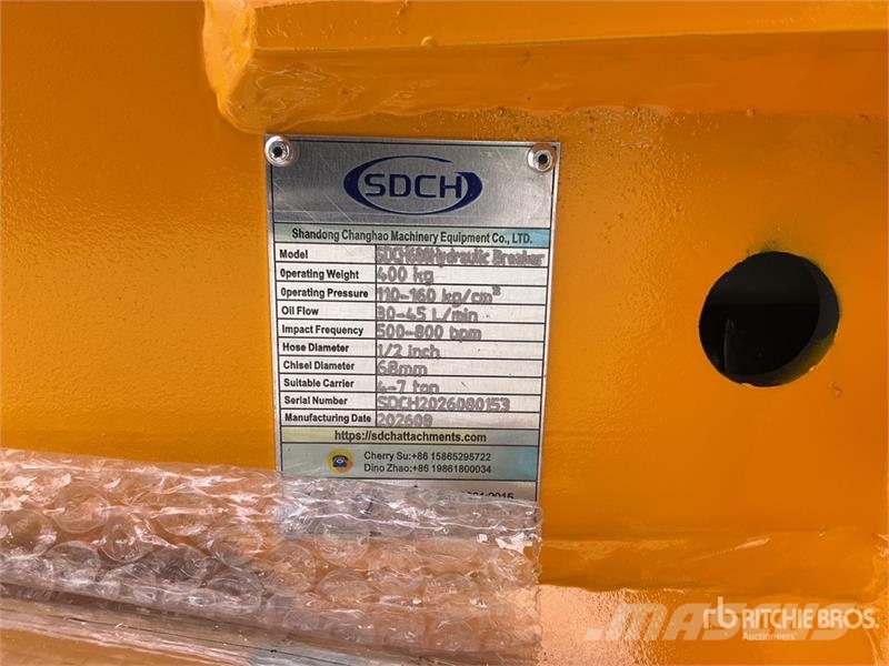 SDCH 680 Martillo Hidraulico (Sin Usar) / Hydrauli Hammers / Breakers