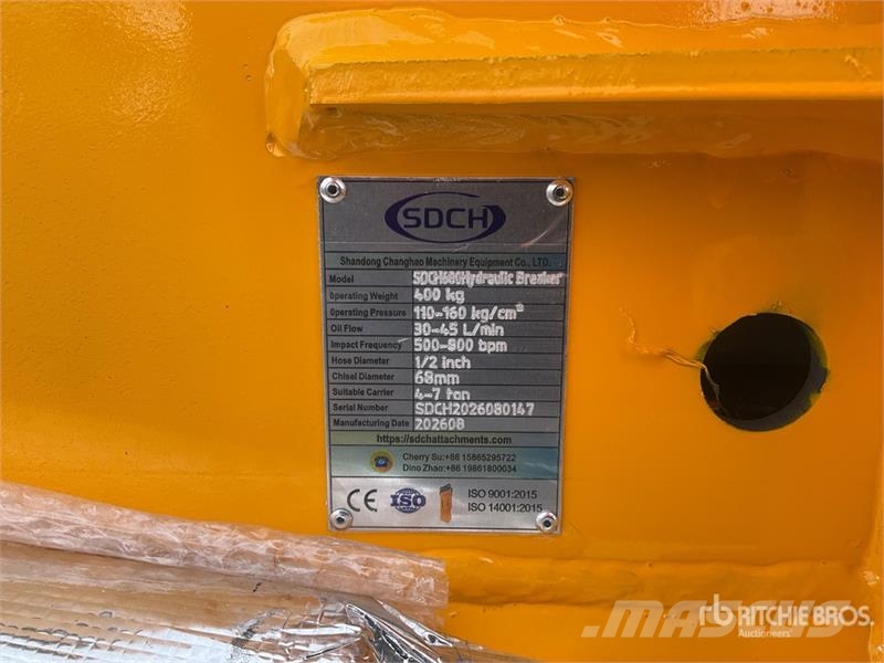  SDCH 680 Martillo Hidraulico (Sin Usar) / Hydrauli مطارق / كسارات