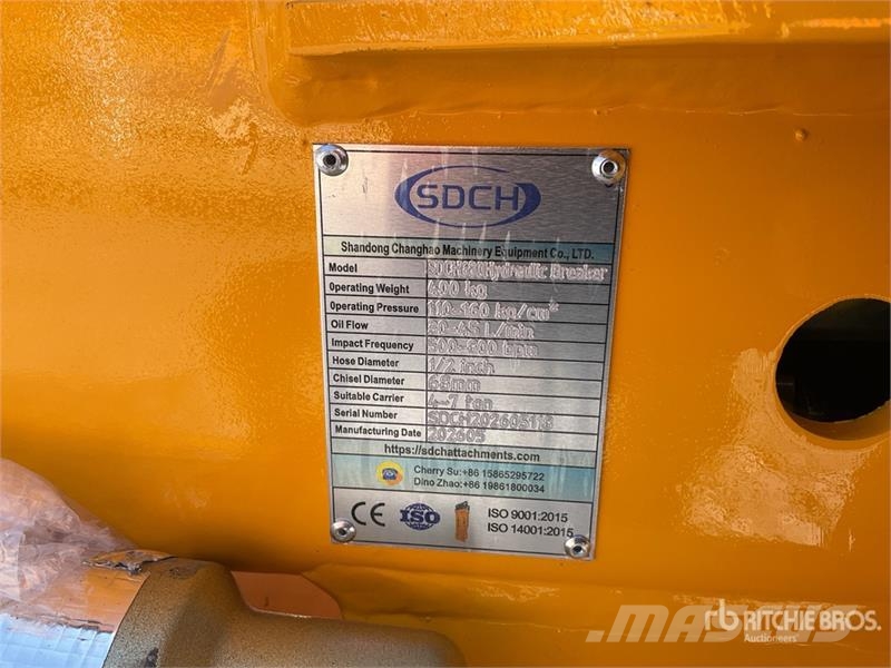  SDCH 680 Martillo Hidraulico (Sin Usar) / Hydrauli Martillos hidráulicos