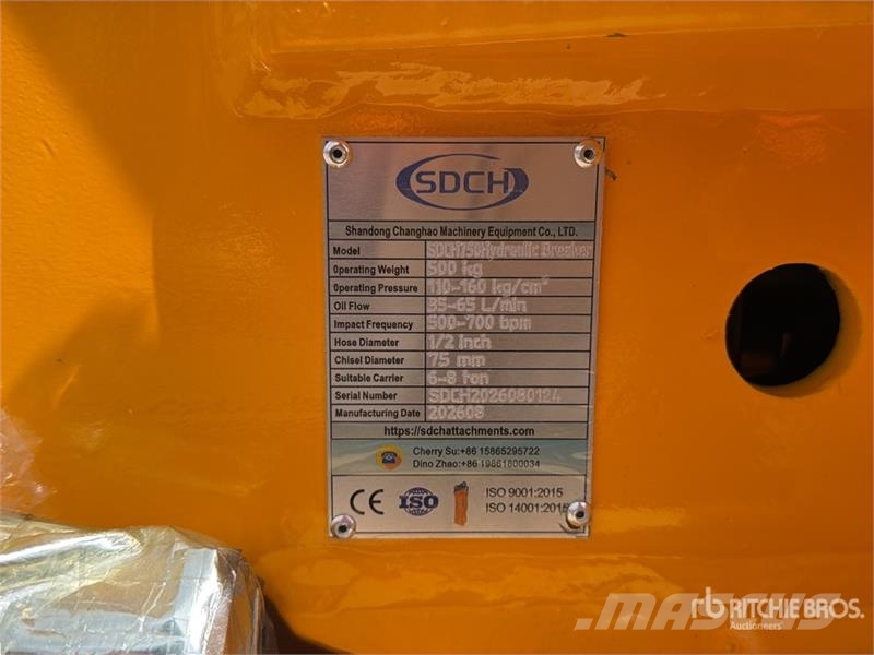 SDCH 750 Martillo Hidraulico (Sin Usar) / Hydrauli Hidrauliniai kūjai / Trupintuvai