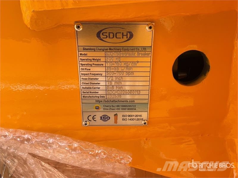  SDCH 750 Martillo Hidraulico (Sin Usar) / Hydrauli Hammers / Breakers