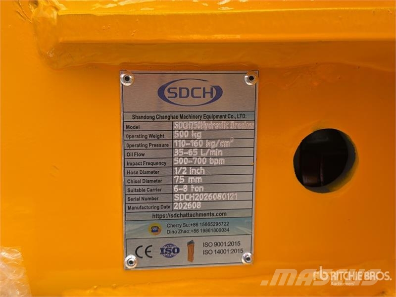 SDCH 750 Martillo Hidraulico (Sin Usar) / Hydrauli Hidrauliniai kūjai / Trupintuvai