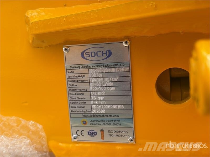 SDCH 750 Martillo Hidraulico (Sin Usar) / Hydrauli Hidrauliniai kūjai / Trupintuvai