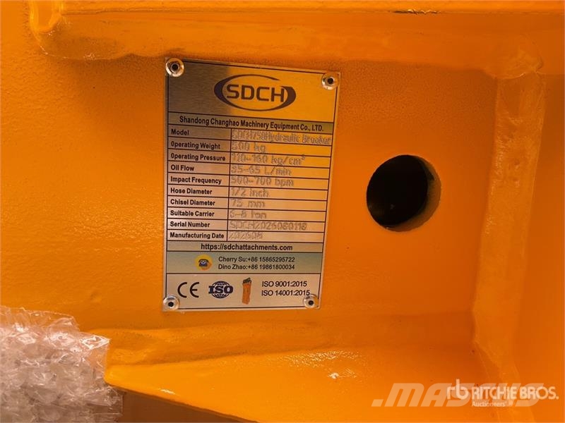  SDCH 750 Martillo Hidraulico (Sin Usar) / Hydrauli Hammers / Breakers