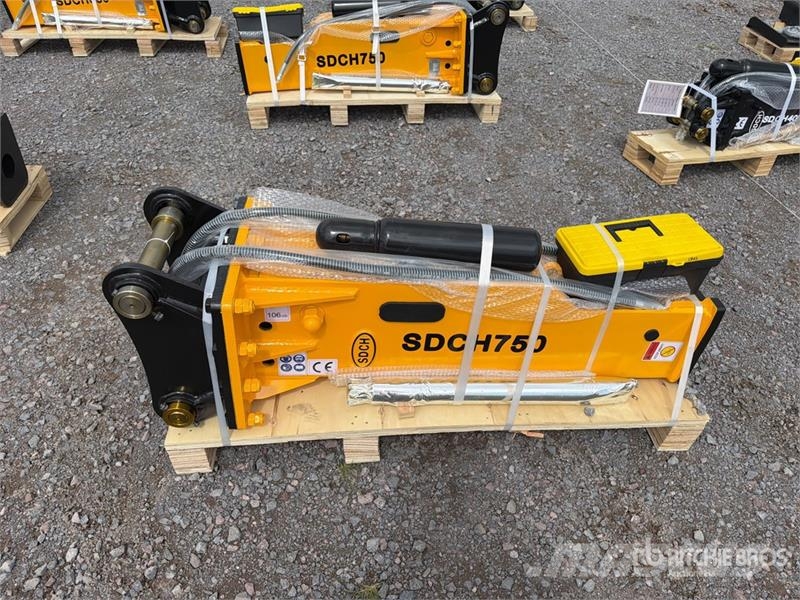 SDCH 750 Martillo Hidraulico (Sin Usar) / Hydrauli Hammers / Breakers