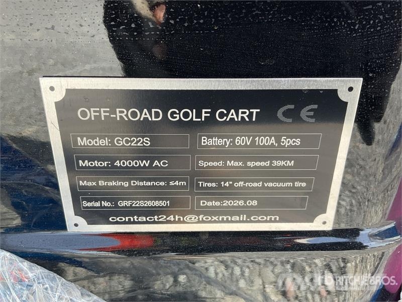  SDLOOL GC22S Electric Carro de Golf (Sin Usar) / G Golfa karti