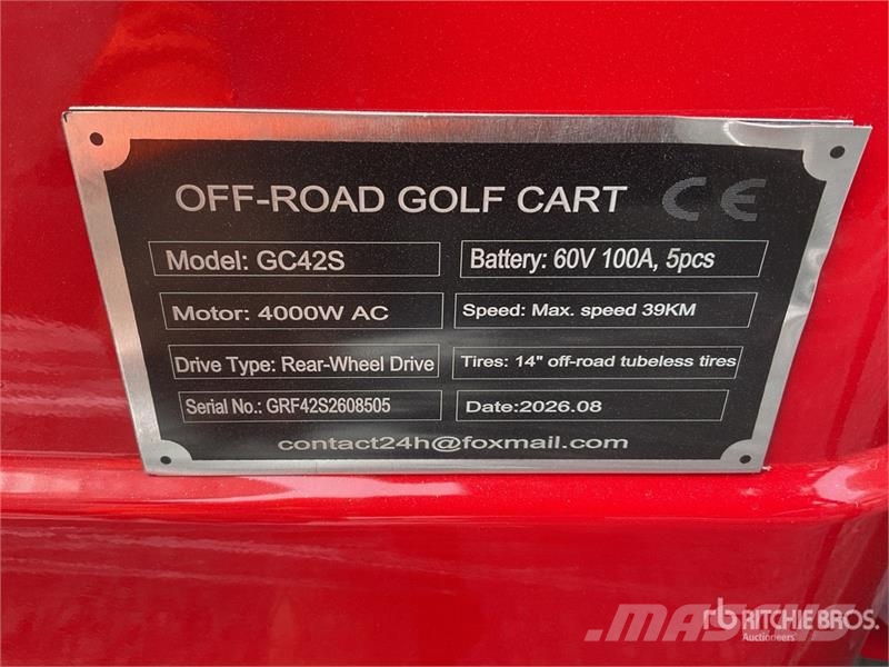  SDLOOL GC42S Electric Carro de Golf (Sin Usar) / G Carros de golfe