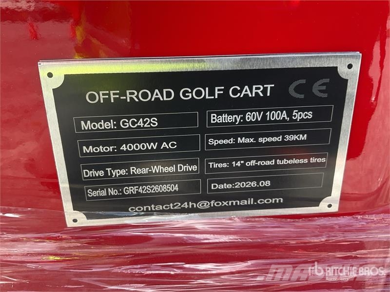  SDLOOL GC42S Electric Carro de Golf (Sin Usar) / G عربات الجولف