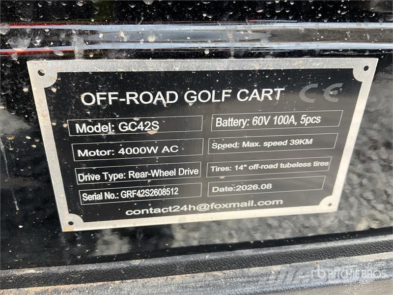  SDLOOL GC42S Electric Carro de Golf (Sin Usar) / G عربات الجولف