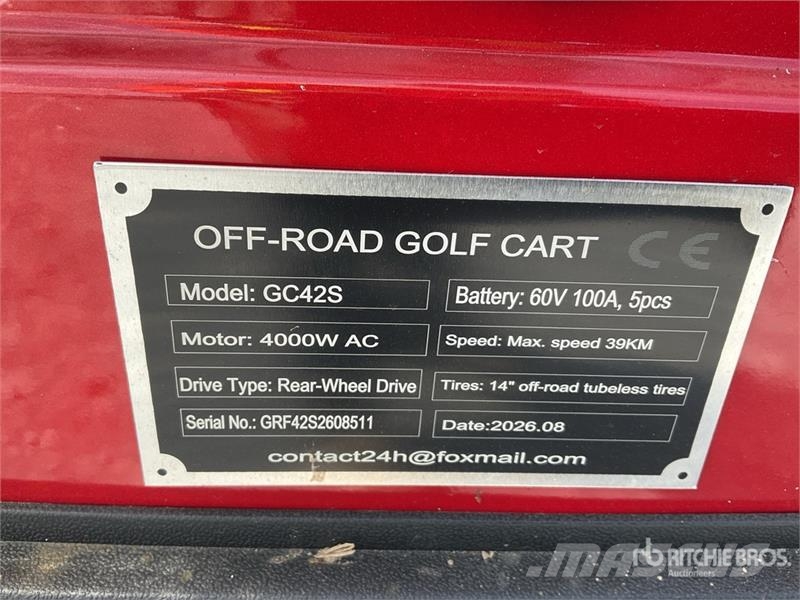  SDLOOL GC42S Electric Carro de Golf (Sin Usar) / G عربات الجولف
