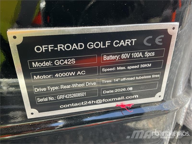 SDLOOL GC42S Electric Carro de Golf (Sin Usar) / G Golf vozila
