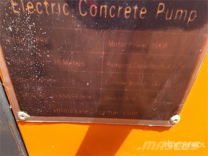 SDLOOL SL-CP98 Mini Bomba de Concreto (Sin Usar) / Kamionske beton pumpe