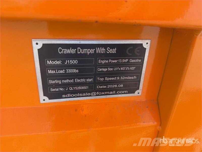 SDLOOL SL-J1500 Mini Crawler Mini Volteo sobre Oru Minidumper