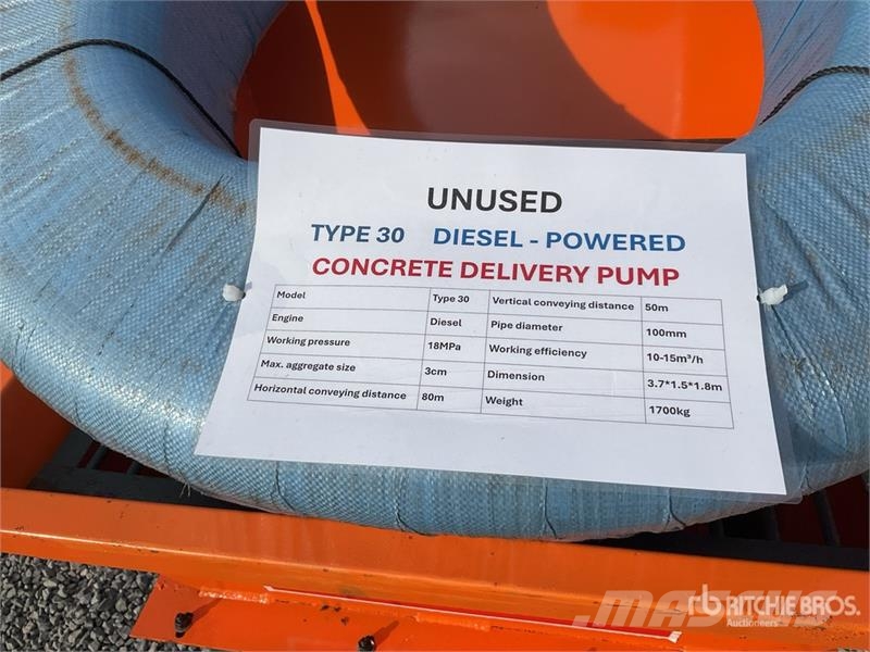 Shin Kobe Type-30 Bomba de Concreto Portable (Sin Usar) / Tr Grondverdichtingsmachines