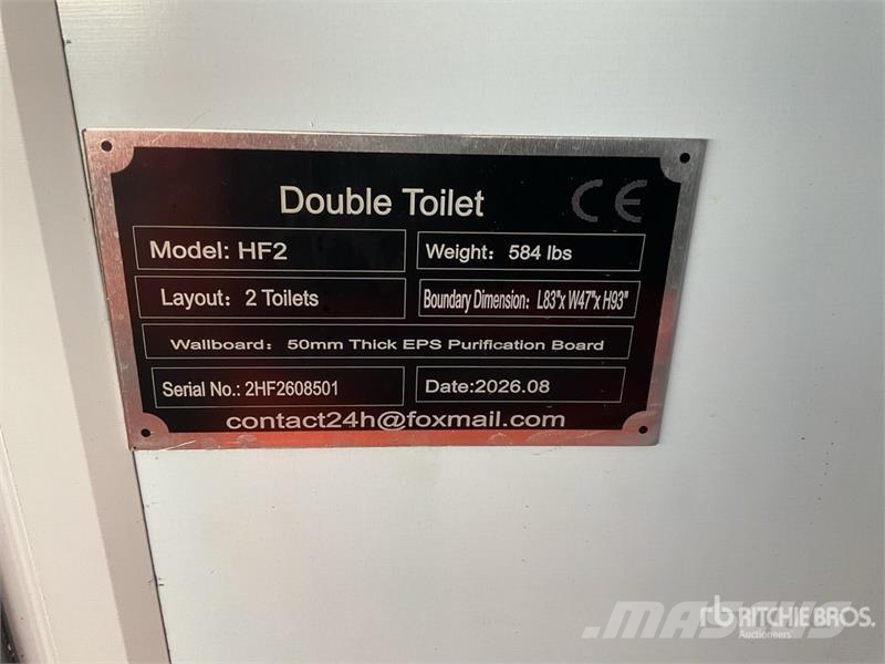 SKLP HF2 6 ft 10 in x 3 ft 7 in 2 Person Baño Port Ostale komponente