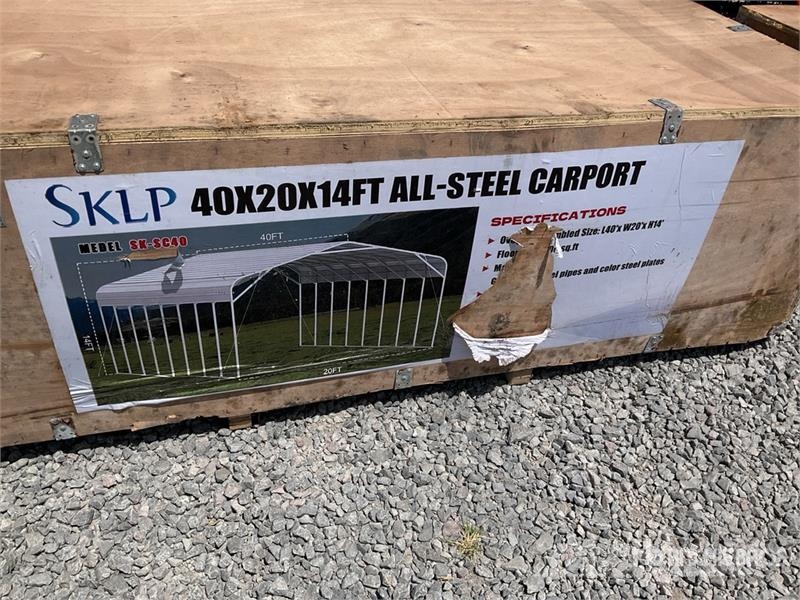 SKLP SC40 20 ft x 40 ft 40 Ft x 20 Ft Carpa para G Stålrammer