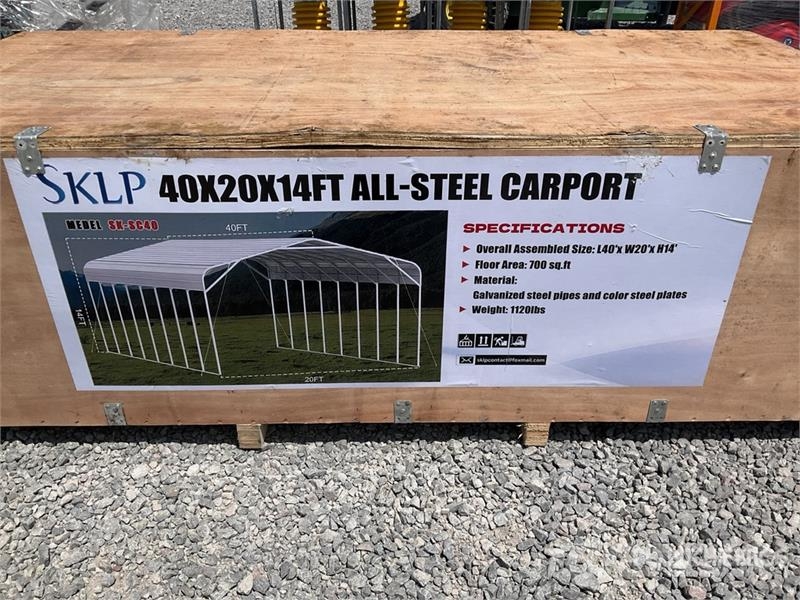  SKLP SC40 20 ft x 40 ft 40 Ft x 20 Ft Carpa para G Stålrammer