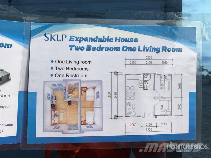 SKLP SK-37 19 ft 4 in x 20 ft 4 in Casa Expansible Egyéb pótkocsik
