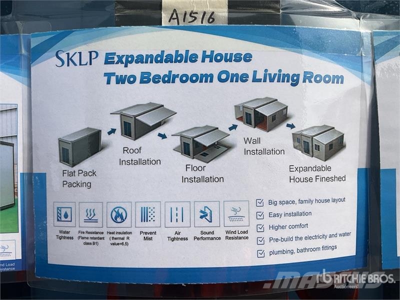 SKLP SK-37 19 ft 4 in x 20 ft 4 in Casa Expansible Egyéb pótkocsik