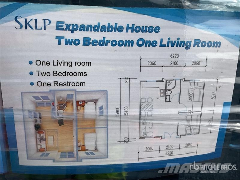 SKLP SK-37 19 ft 4 in x 20 ft 4 in Casa Expansible Egyéb pótkocsik