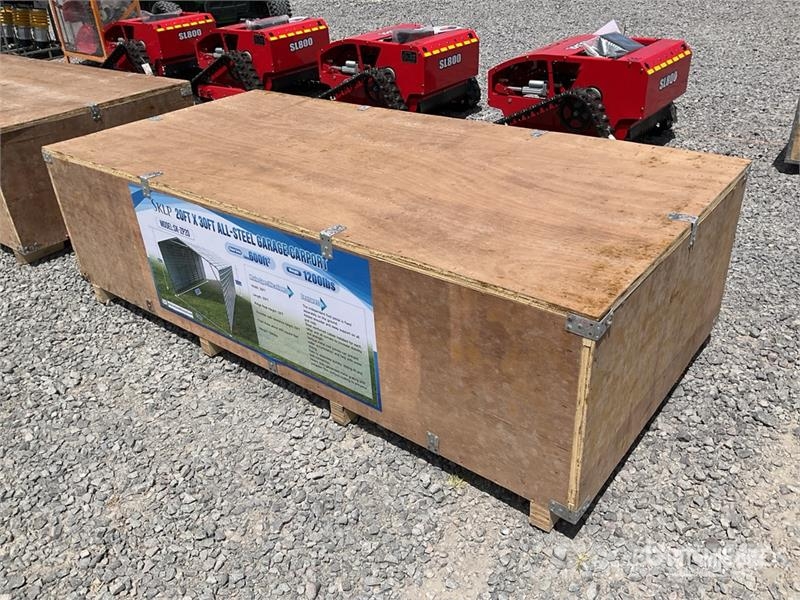 SKLP ZP20 20 ft x 30 ft Carpa de Garaje (Sin Usar) Stahlrahmenaufbauten