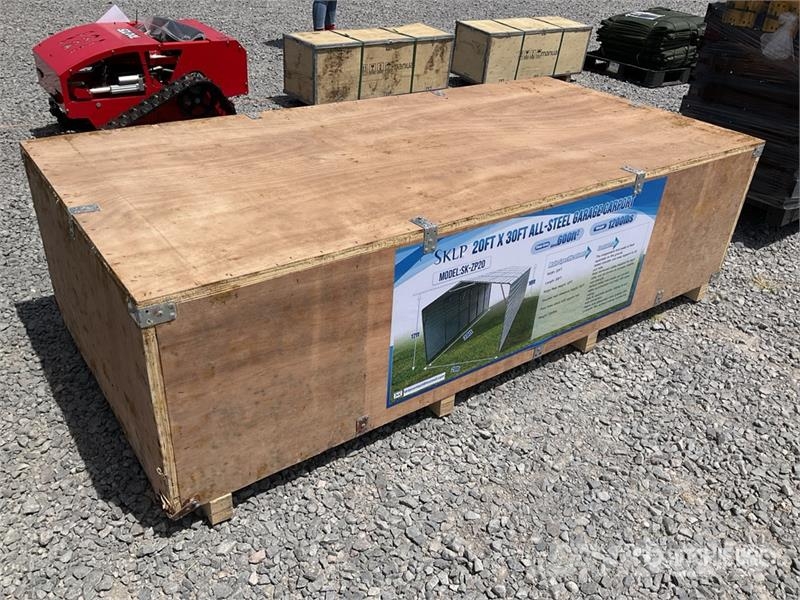 SKLP ZP20 20 ft x 30 ft Carpa de Garaje (Sin Usar) Stahlrahmenaufbauten