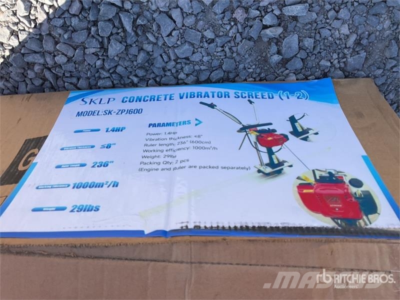 SKLP ZPJ600 Regla Vibratoria de Concreto (Sin Usar Betonelosztó gém