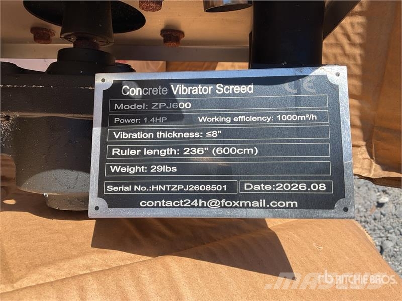 SKLP ZPJ600 Regla Vibratoria de Concreto (Sin Usar Betonverteiler